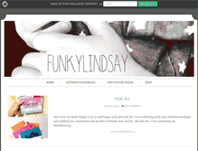Tablet Screenshot of funkylindsay.com